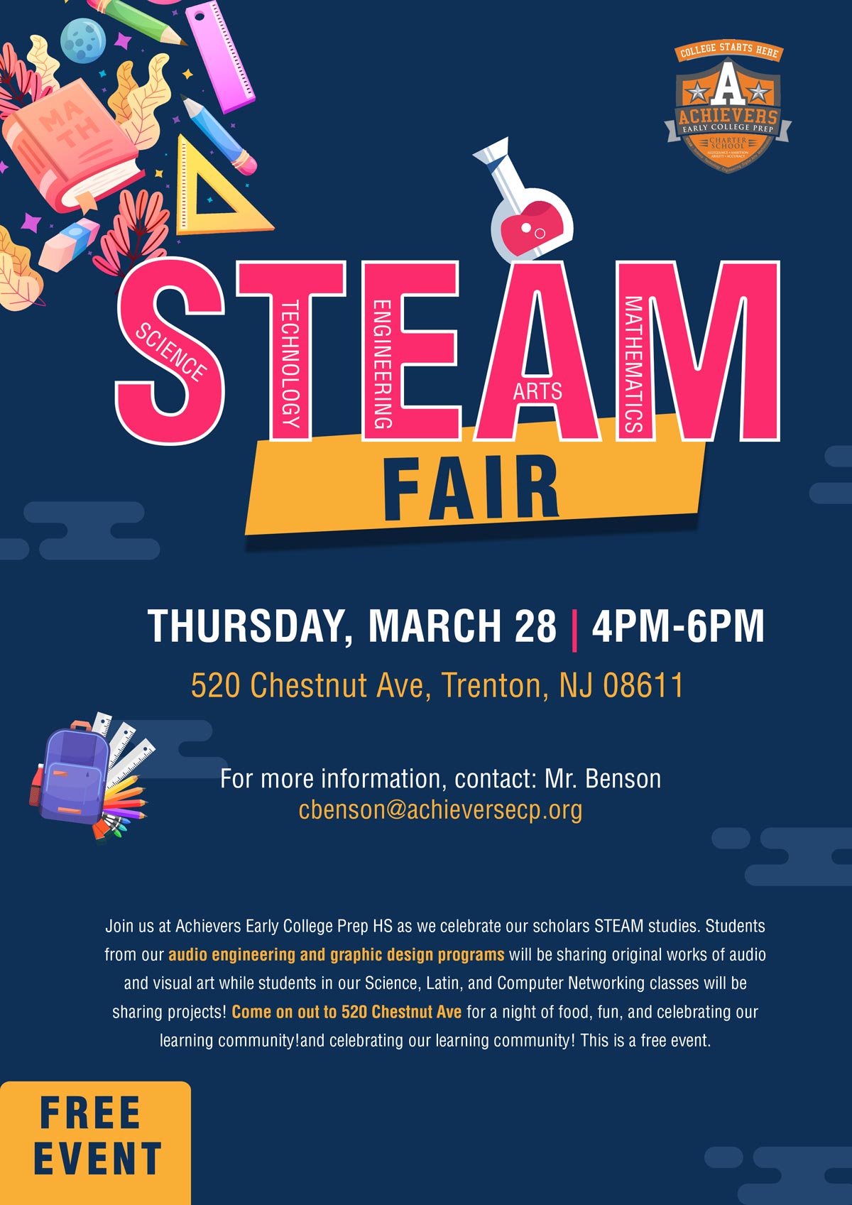 Event Flyer - STEAM Fair 2024